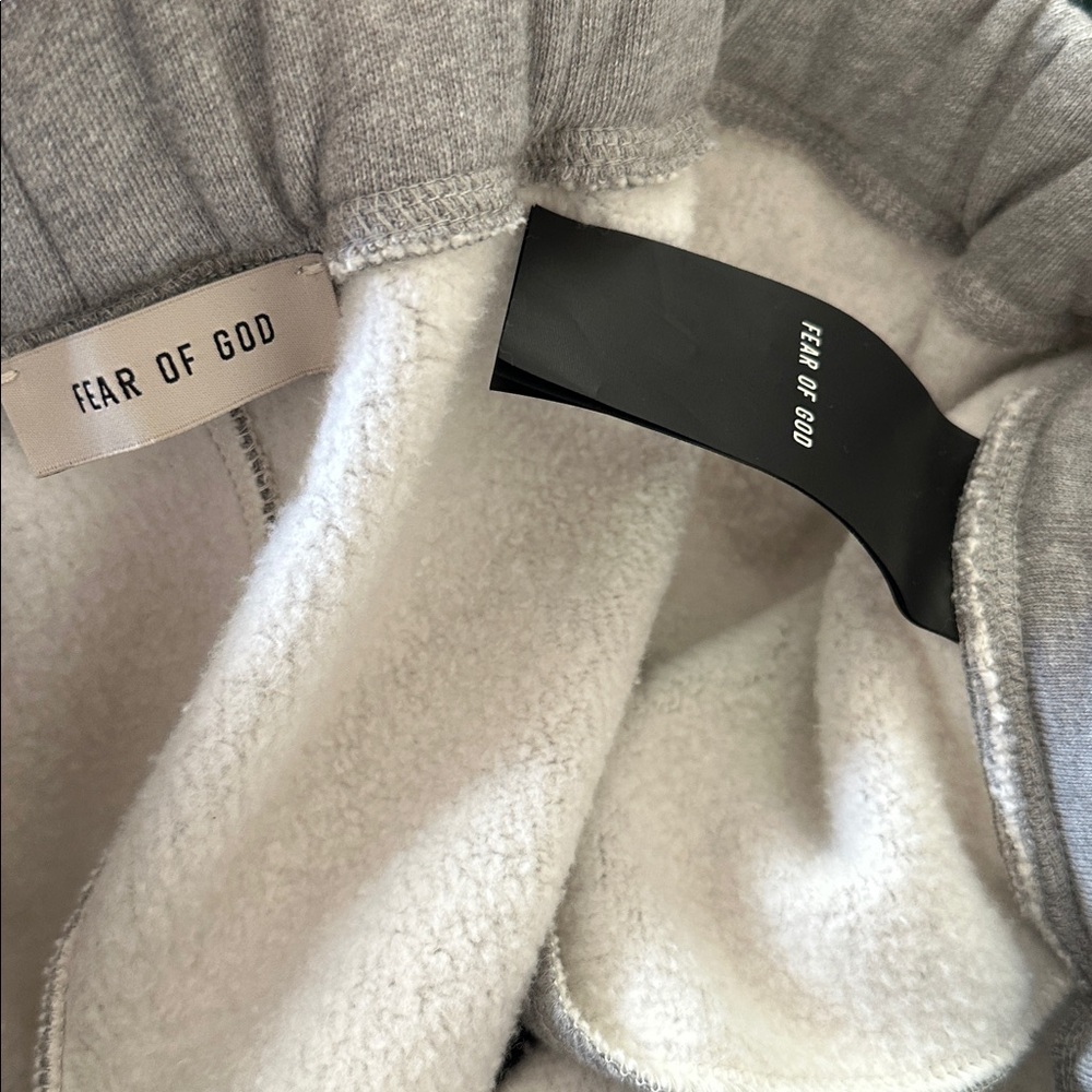 Fear of God Gray Sweatpants with Tan Drawstrings - Picture 6 of 10